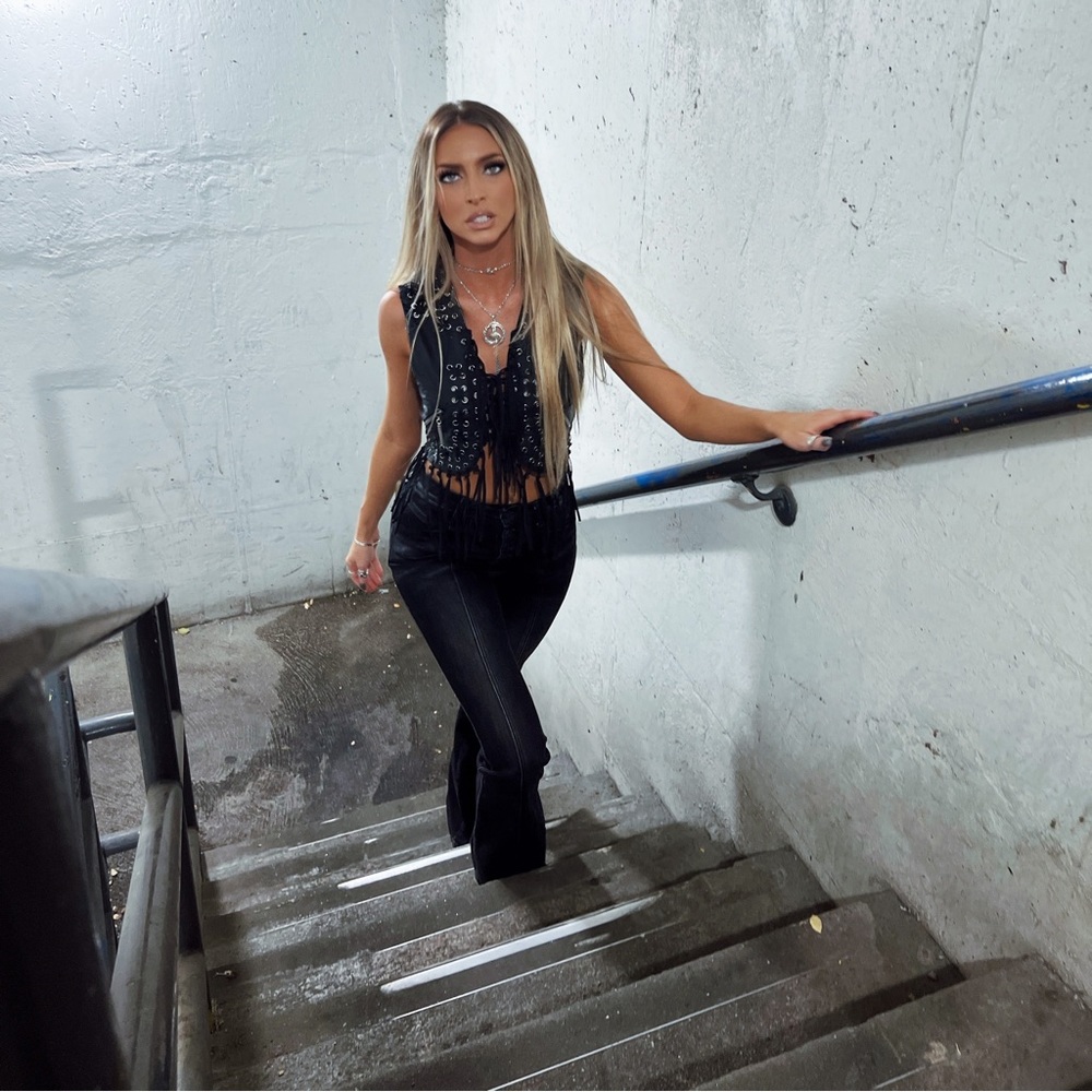 Flying Monkey Black Flare Jeans